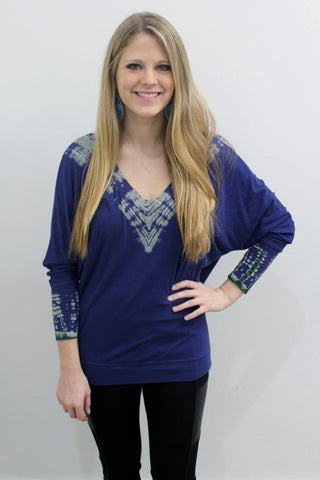 Gypsy 05 Blue Tie Dye Tunic