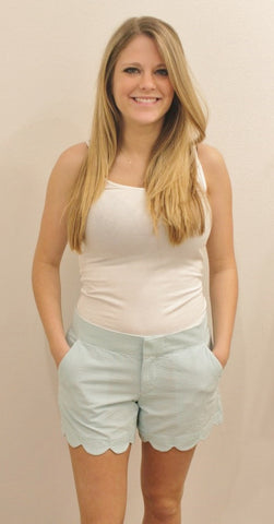 Lilly Pulitzer Buttercup Seersucker Short in Shorely Blue