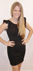 Amanda Uprichard Flutter Sleeve Little Black Dress