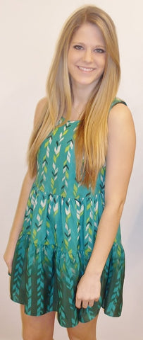 Lovers & Friends Sweet Sensations Dress in Chevron