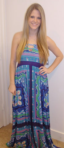 Lovers & Friends PS I Love You Maxi in Scarf Jersey