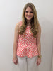 Annie Griffin Peplum Print  Top