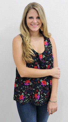 Joie Floral Print Tank