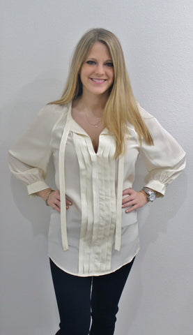 Julie Brown Cream Tunic