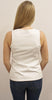 Julie Brown White Leather Tank