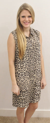 Equipment Leopard Tank Dress