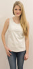 Julie Brown White Leather Tank