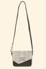 Kelly Wynne Call On Me Crossbody in Black/White Python