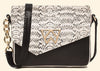 Kelly Wynne Call On Me Crossbody in Black/White Python